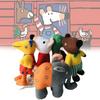 Handcrafted Maisy Mouse Plush Toy Set Featuring Adorable Crocodile Elephant Squirrel And Yellow Bird For Kids And Collectors