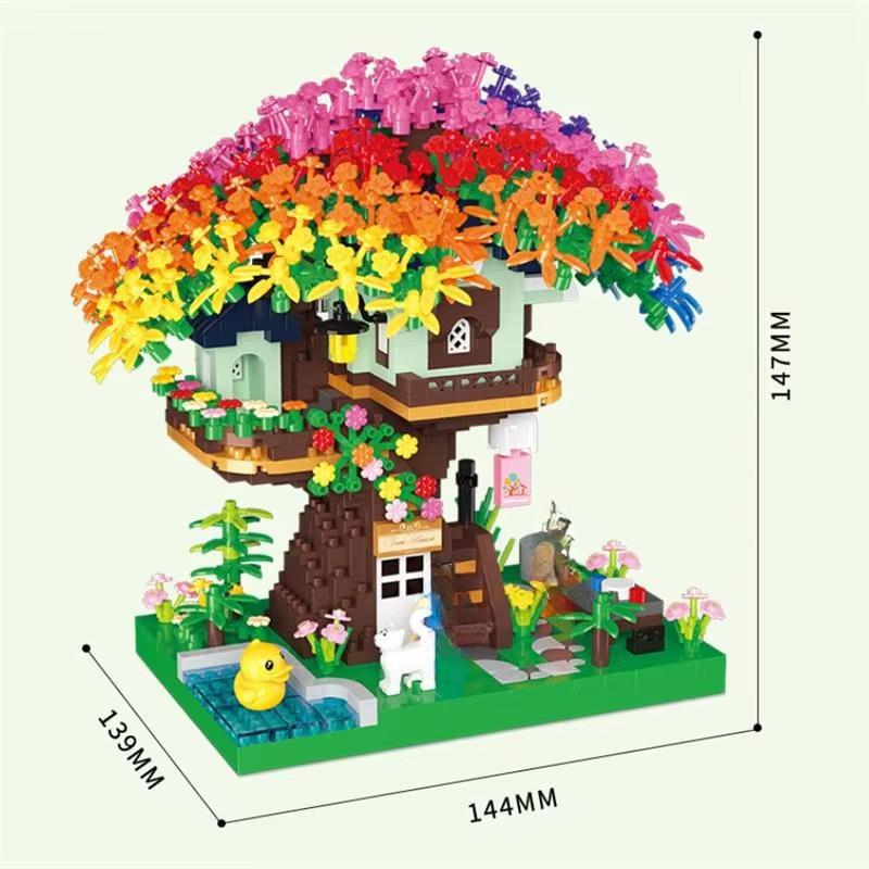 Balody Mini Blocks Lovely Flowers Bee Butterfly Building Bricks Decoration Eternal Rose Adult Toys Gift Girl Present New Year