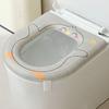 Toiletbril met Exclusief Handvat Makkelijk Schoon te Maken Waterdicht EVA Materiaal Zacht Kussen Cartoon Patroon Antislip Toiletbrilmat