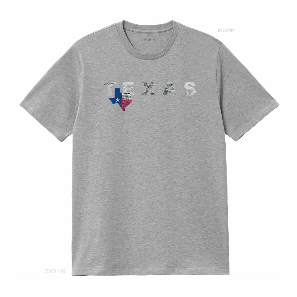 Texan s Texas T Shirt For Tx Black Medium vintage Washed Comfortable Versatile designer clothes Top For Everyday Wear Unisex