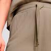 Puma Einfarbige Outdoor Freizeithose mit elastischem Bund, mittlere Leibhöhe, gerade, locker gestrickt, Sporthose Damen Hosen Khaki 629006-67