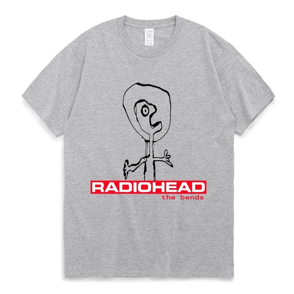 Radiohead The Bends Graphic T Shirts 90s Vintage Punk Hip Hop Short Sleeve Tee Shirt Streetwear T-shirt