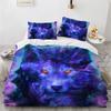 Wolf Duvet Cover Microfiber Exotic Animal Bedding Set Wild Animals Comforter Cover Full King Queen For Teen Adult Bedroom Decor