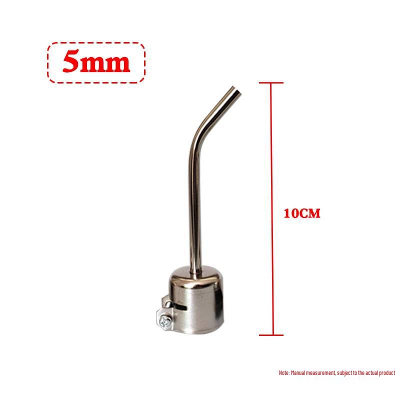 Multi-Model Hot Air Gun Nozzle Set - Straight, Angled, Bent for 850/858 Desoldering Stations
