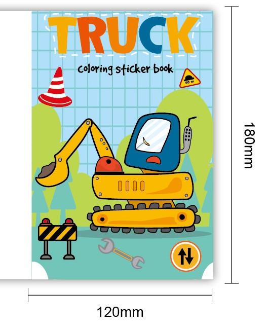 Coloring Book Children Sticker Books Fun Coloring Books 3-6 Years Early Education Preschool Activities DIY Themed Drawing Books