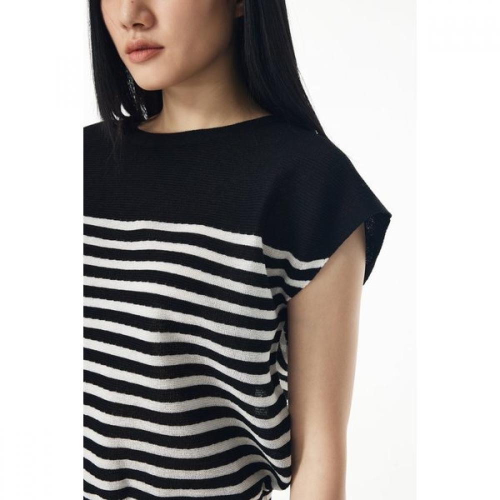 Vov Stripe Pattern Sleeveless Pullover 7155250004