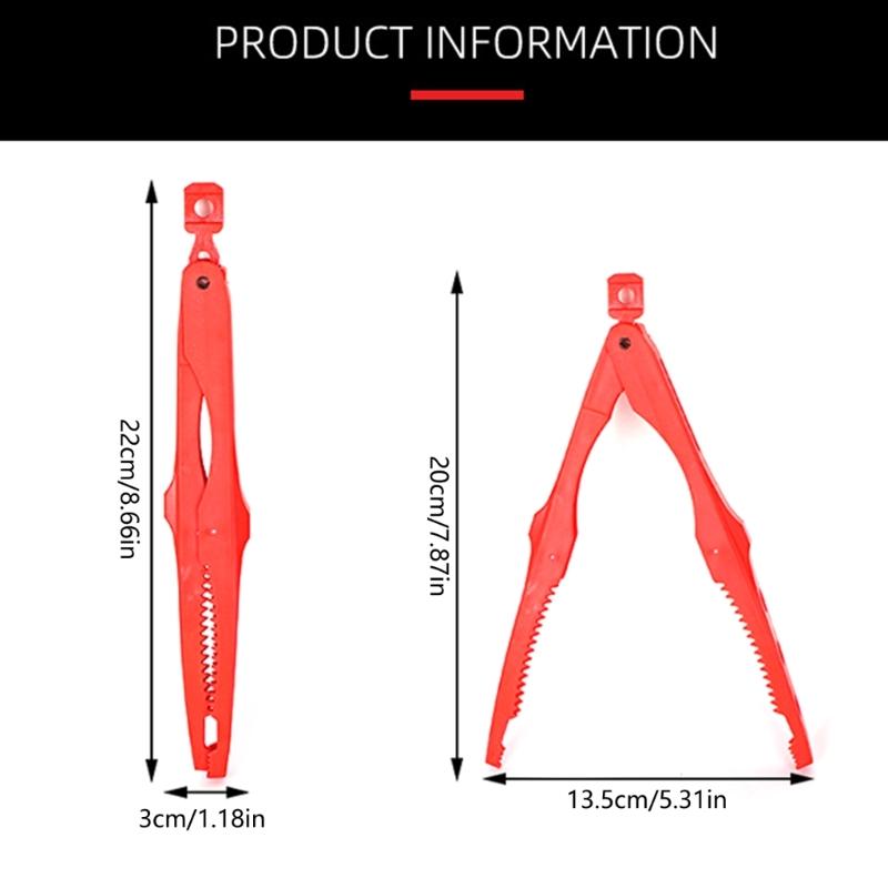 Fishing Fish Clip Hand Controllers Tackle Tool Fishing Body Grip Clamp Fishing Tongs Portable Fish Catching Clip