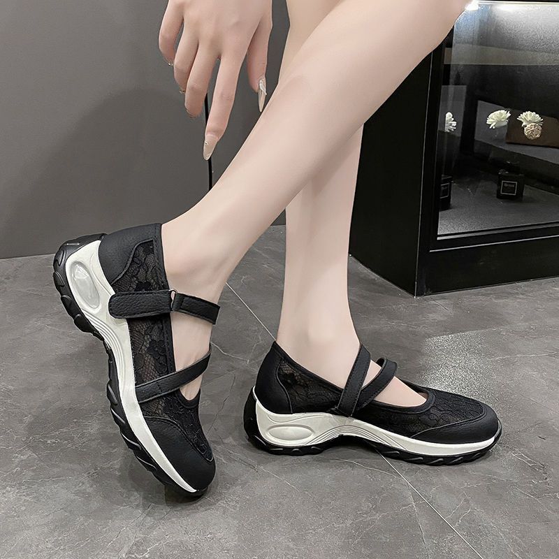 Fashion Women's Lace Mesh Breathable Shoes Summer Casual Running Sneakers Stylish New Arrival 2025 Trends On Offer Light Ladies Footwear