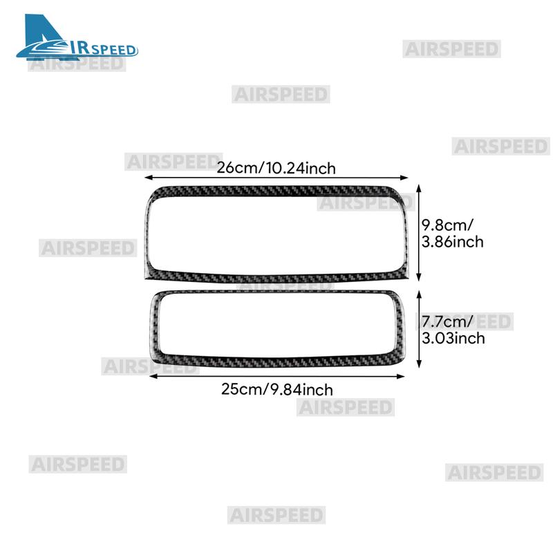 Real Soft Carbon Fiber Sticker For Skoda Fabia 2 MK2 5J 2007 2008 2009 2010 2011 2012 2013 2014 Car Central Control Air Outlet