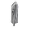 Mens Perfect Melange Pique Long-Sleeved Polo Shirt
