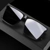 1pc Men'S Simple Black Square Fashion Glassesfor Men Women Outdoor Travel Driving Pography Prop