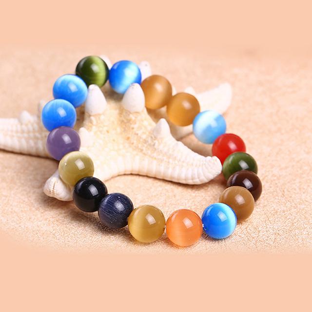 

Высококачественные браслеты Будды с синим тигровым глазом, натуральные круглые бусины из камня, эластичная веревка, мужской и женский браслет, цепочка с подвесками, ювелирные изделия Beads 6mm