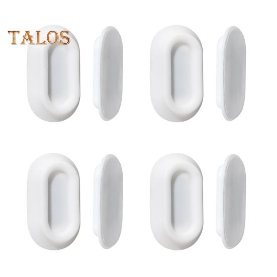 

4 пары магнитных держателей для пультов дистанционного управления, легко устанавливаемых, самоклеящихся, настенных, держателей для пультов дистанционного управления белый