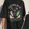 Gemeinsam unbezwingbar Wir sind Unbegrenzter Komfort Shirts Heben die Schwerkraft Auf Halloweenspuk Zauberstab T-Shirt Zauberer Filmfan T-Shirt Y2K Oberteil Streetwear