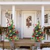 Solar Xmas Tree Garden Stake Lights Outdoor Xmas Tree Lighted Yard Decorations