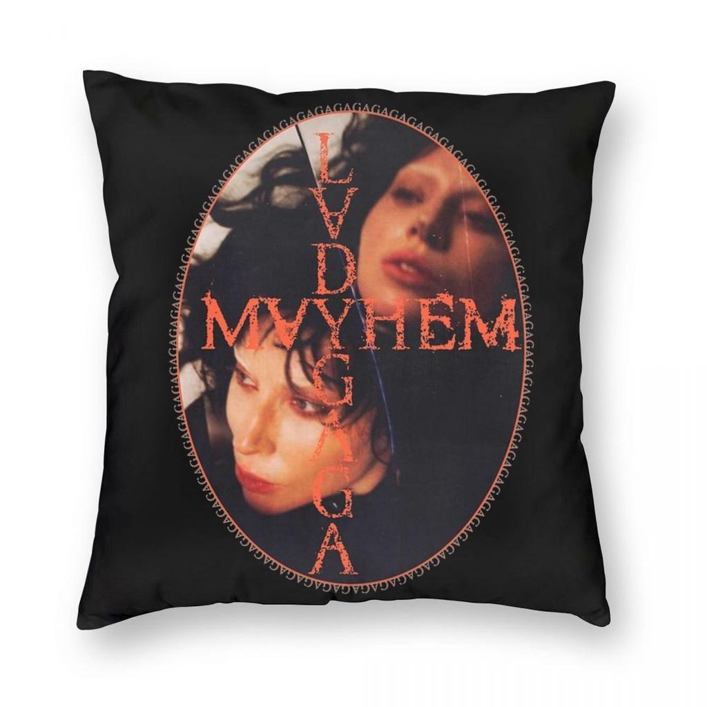 Lady Gaga MAYHEM Pillowcase Double-sided Printing Fabric Cushion Cover Decor Pillow Case Cover Bed Square 45X45cm