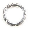 Great CHROME HEARTS Ring Scroll Banding Silver 925 Mens Used