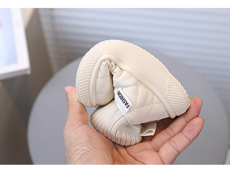 2025 Kids' Stylish Korean Snow Boots: Fleece-Lined, Warm Cotton Loafers for Boys & Girls, New Winter Style.