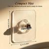 No Need To Punch Holes No-Drill Screw Stickers Transparent Seamless Nail Free Stickers Wall Mounted Acrylic Key Bag Hooks