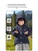 European Boys' Waterproof Padded Winter Jacket with Fleece Lining - Trendy 2025 Children's Outerwear for Toddlers
