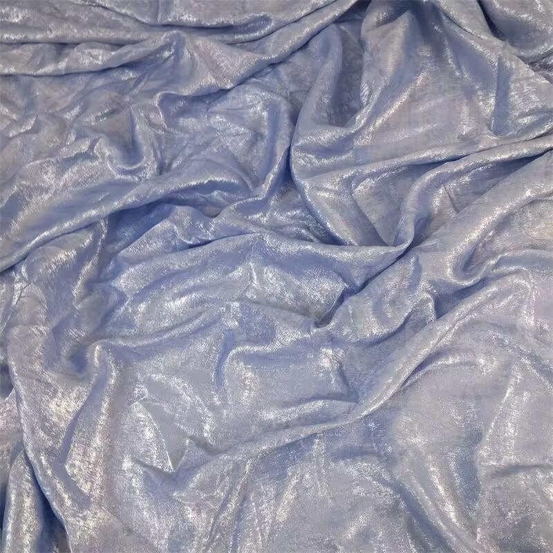 Künstlicher mehrfarbiger Stretch-Samtstoff Diamantglanzstoff Weiche Polstertextilien DIY Velours für Sofa Vorhang Hintergrund