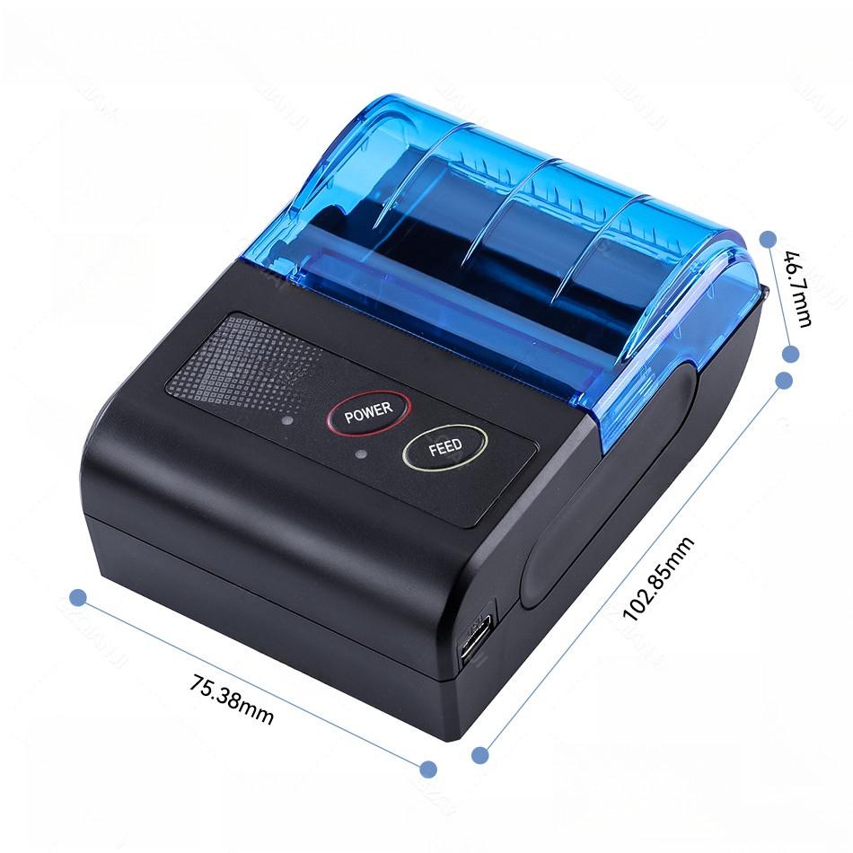 80mm / 58MM Drukarka Bluetooth do paragonów Restauracja Supermarket Firma Drukarka termiczna Przenośna Mini Druk Etykiet System POS