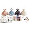 Kit per tessitura con perline Piccole Perline Kit per Arte con Perline Design Carino Kit Vestito con Perline 3D Decorazione per la Casa