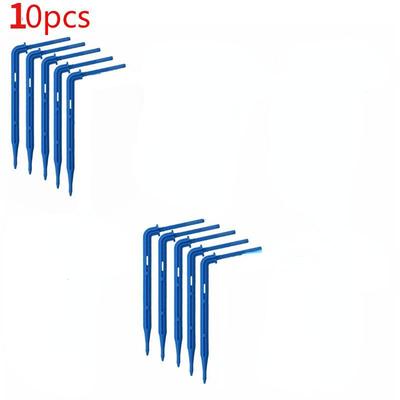 10 unids/set flecha Micro ahorro flujo de agua irrigación goteros emisor goteo herramientas de riego de jardín