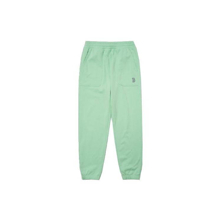 MLB Base Logo SS22 Jogging Knitted Sweatpants Unisex Light Cameo Brown Green 3APTB0121-43KAL XS