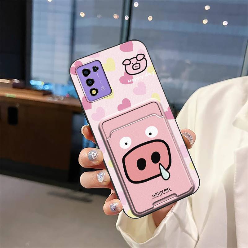 Fashion Design Cartoon Phone Case For ZTE Libero 5G iii/A202ZT Protective Shockproof Card Sleeve Cover Anti-dust Cute