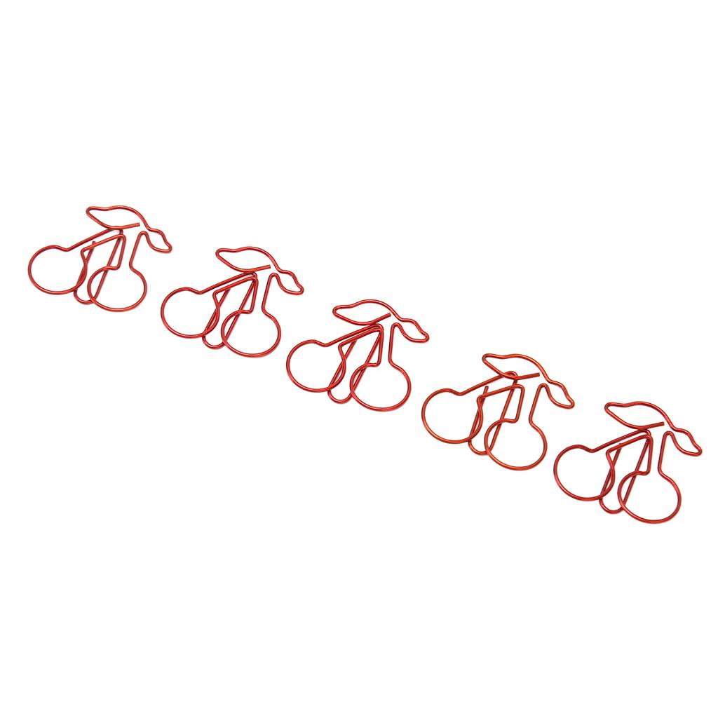 50PCS Paper Clips Slip Resistant Portable Exquisite  Fruit Shape Document Organizing for Home
