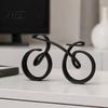 Schreibtischzubehör für Männer 3D-gedrucktes Fahrradornament, Abstrakte Fahrradskulptur, Kreatives Geschenk Radfahrerfigurine, Modern Minimalistisch Radfahren