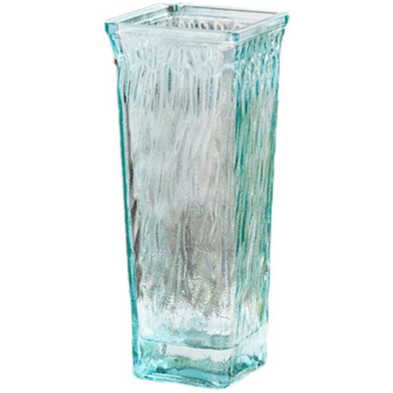 Fanhua Ruosu Nordic Amber Glass Rectangular Vase