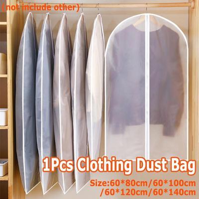 תיק עמיד בפני אבק בגדים תלת מימד שקוף כיסוי חליפת כיסוי מעיל עמיד בפני אבק תיק תלייה YSXX