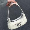 Baguette Bag Women's 2 New Spice Girls Underarm Bag Is Now Popular Pu Leather Personalized Star Buckle Shoulder Women's Bag