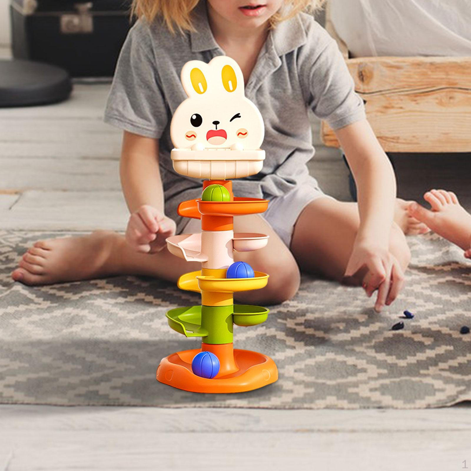 

Іграшка-активність з м ячем Падіння Навчання Розвиток Біг Рампа Кочення Трек для 5 layer