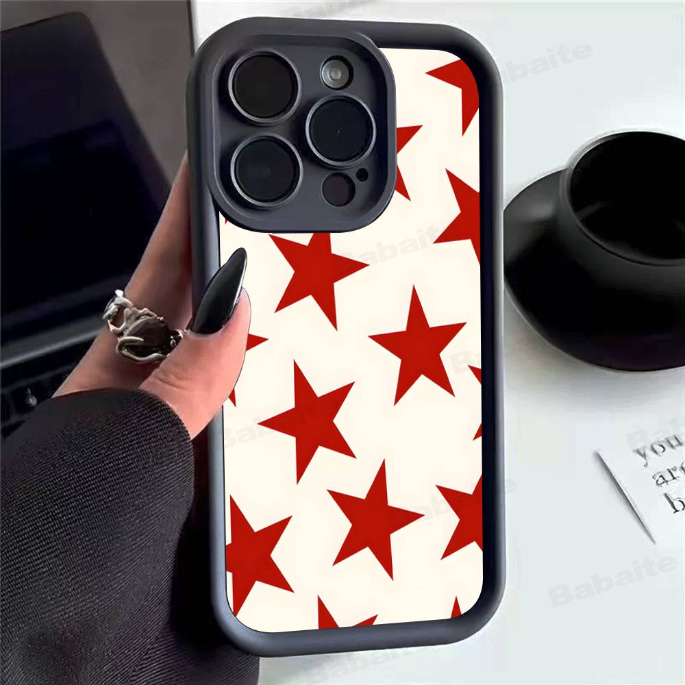 Phone Case Fashion Vintage Large Stars For Xiaomi Mi 15T 17 15 14 13 12 14T Lite Poco M7 F7 M6 X7 X6 F4 F5 Pro Ultra Back Cover