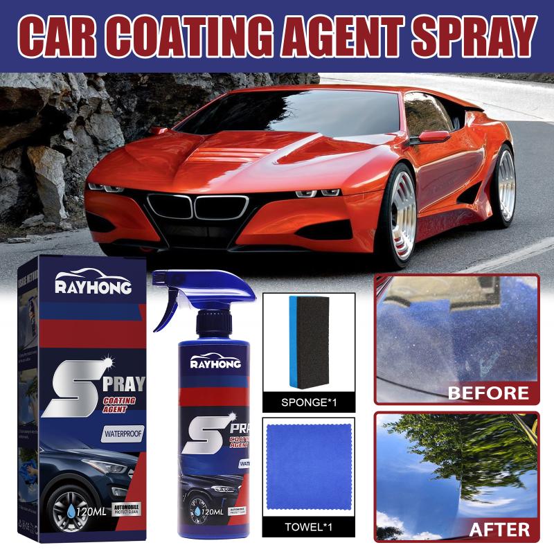 Car Plastic Parts Refurbish Agent 3 In Ceramic Coating Spray Deep Shine Fast Acting Auto Detailing Surface Cleaner