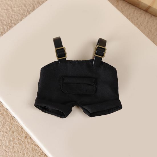 17cm Doll Clothes Cowboy Overalls Set Fashionable Doll Costumes Outfits for Playtime Doll Clothing Accessories Gift for Doll Lovers