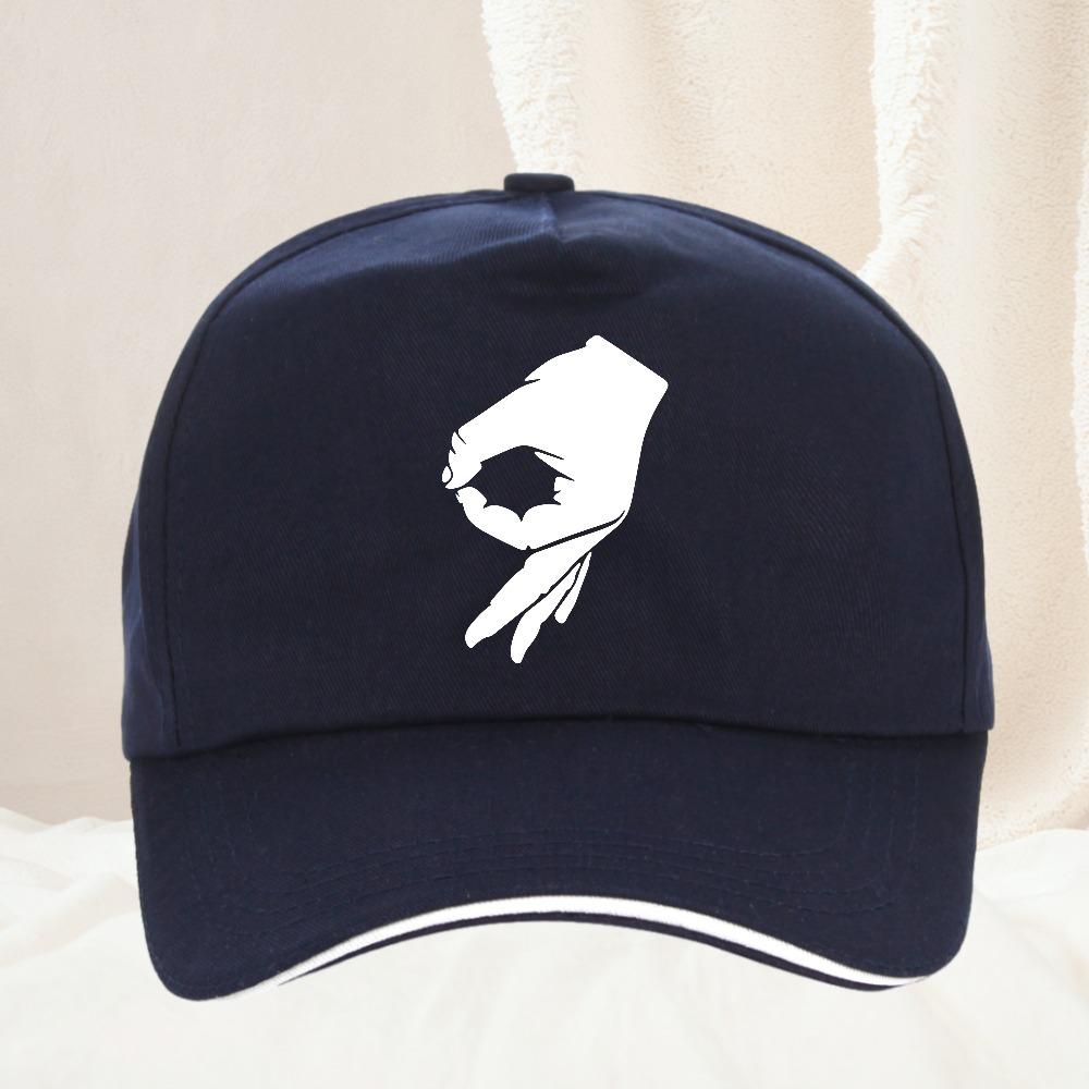 HOT SALE You Looked Made You Look Circle Finger Game Ok Hand Prank Baseball Cap design OK circle hand hat