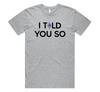 Ethereum I Told You So T-shirt Tee Funny Cryptocurrency Crypto Gift
