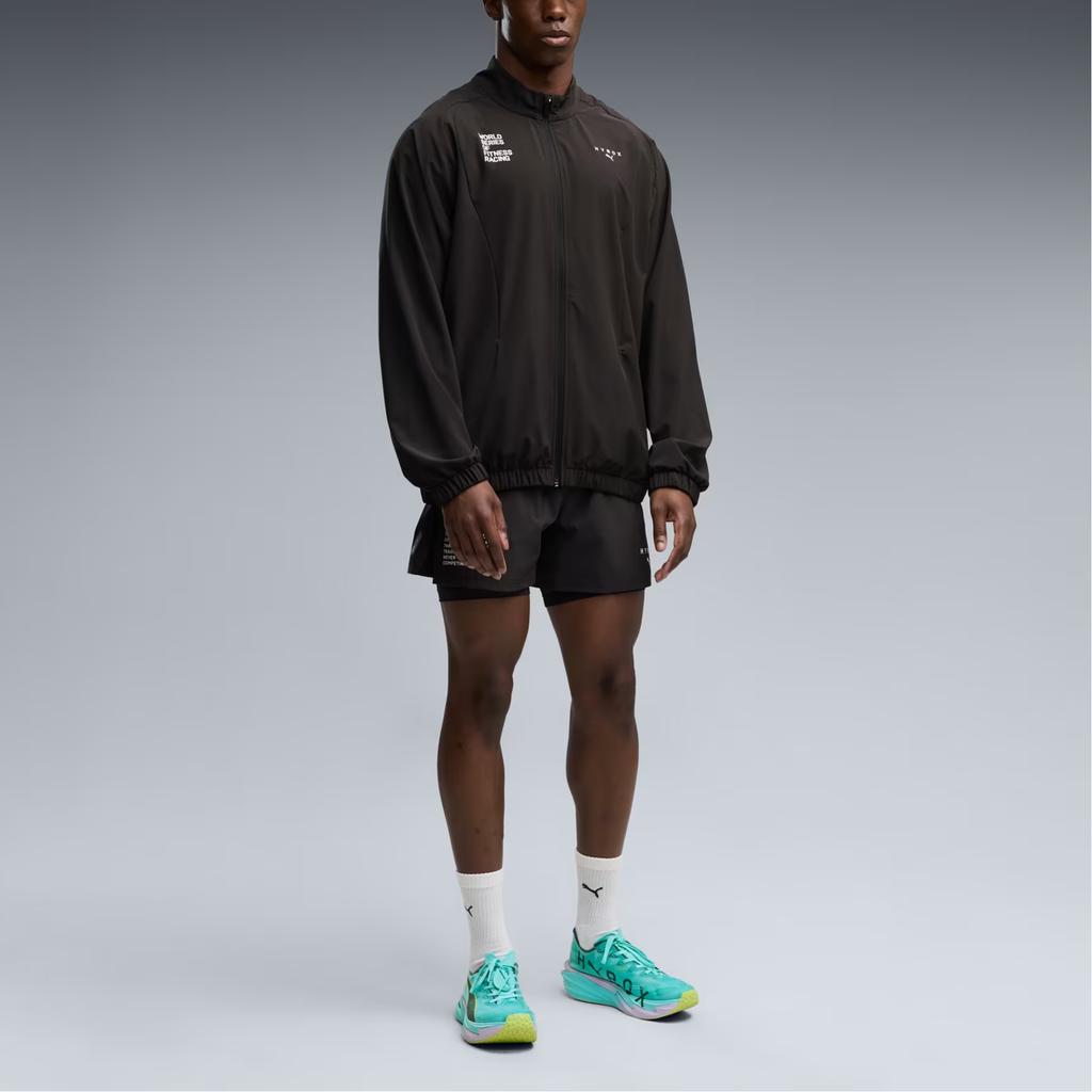 Puma Pwrmode Moisture-Wicking Quick-Dry Breathable Woven Sports Casual Zip Jacket Men Jackets 529726-01