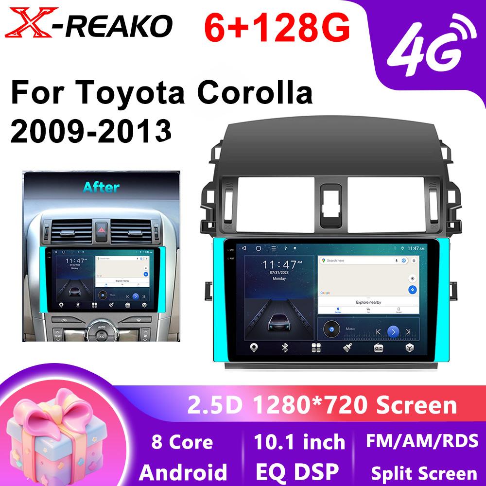 10.1" Car Radio For Toyota Corolla 2006 2007 2008 2009 2010 2012 2013 2din Android12 Carplay Multimidia Video Player Navi Head Unit