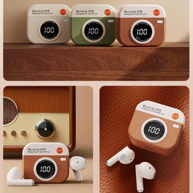 Retro Q86 Bluetooth Earphones: Half-in-Ear, Noise Cancelling, Sports-Ready, Long Battery Life