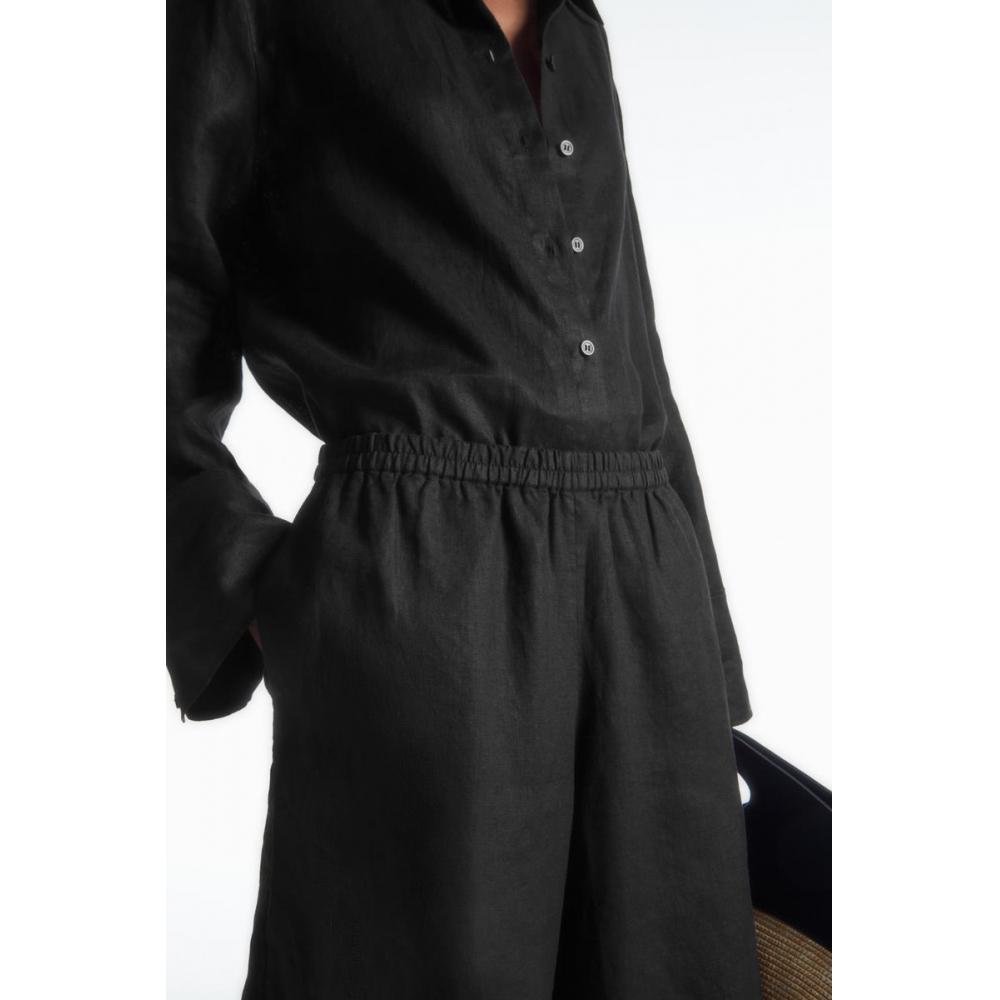 COS Japońskie lniane elastyczne szorty