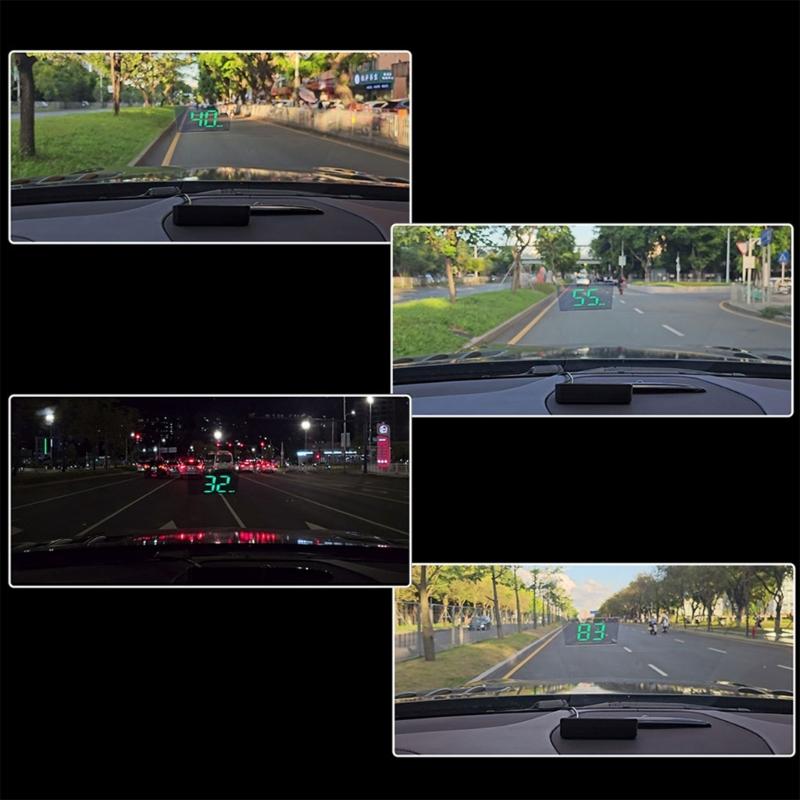Automotive Windshield HUD Head Up Speed And Navigation Projector With Speed Tracking Suitable For Day and Night Driving