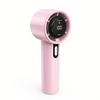 GMOX Portable Mini Handheld Fan with LED Display & Flashlight, 100 Speed Levels, 2000mAh USB Rechargeable Battery