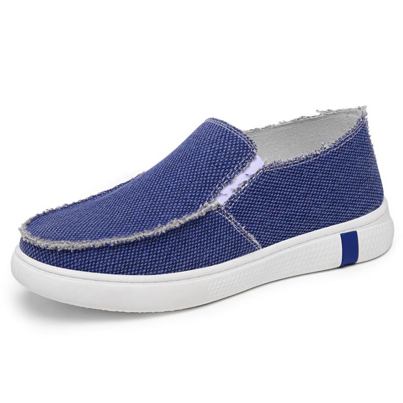 New Men's Shoes: Shallow-mouthed Cloth Shoes, One-foot Casual Shoes, Flat Casual Shoes, Soft-soled Single Shoes