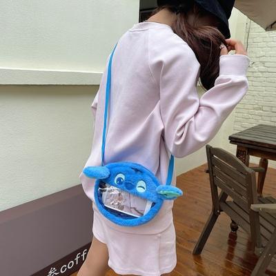 Neue zweidimensionale Plüsch 2025 neue Mode schönes Mädchen Umhängetasche Puppe Greifautomat Puppentasche