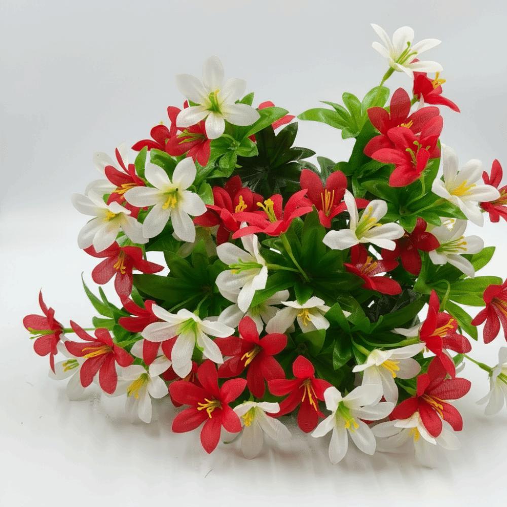 

Fake Plants Artificial Morning Glory Realistic Soft Realistic Flowers DIY Floral Simulated Flowers Photography Props красный